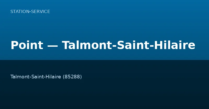 Point — Talmont-Saint-Hilaire