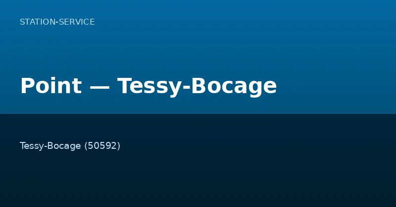 Point — Tessy-Bocage