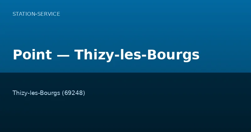 Point — Thizy-les-Bourgs