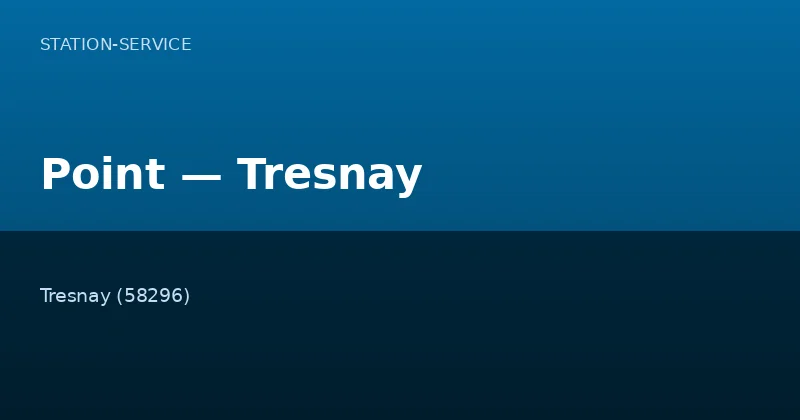 Point — Tresnay