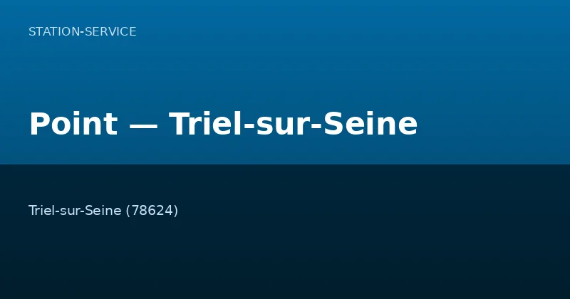 Point — Triel-sur-Seine