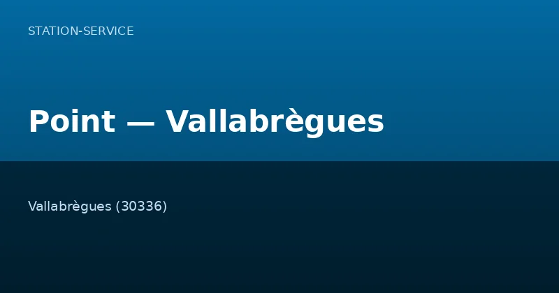 Point — Vallabrègues