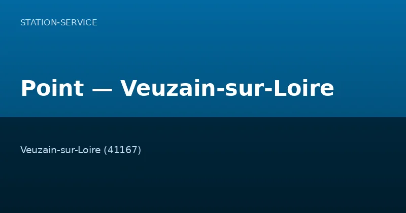 Point — Veuzain-sur-Loire
