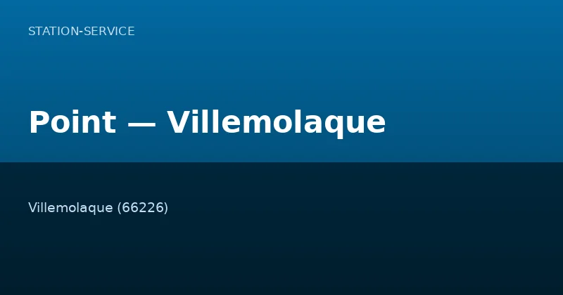 Point — Villemolaque