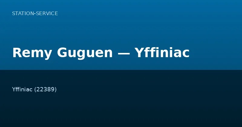 Remy Guguen — Yffiniac