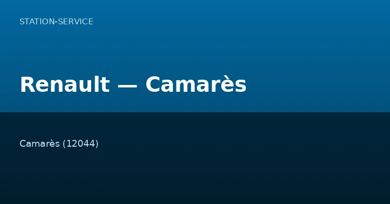 Renault — Camarès