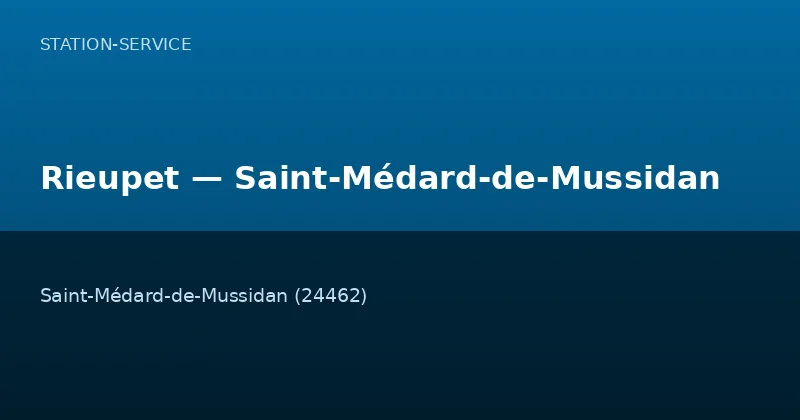 Rieupet — Saint-Médard-de-Mussidan