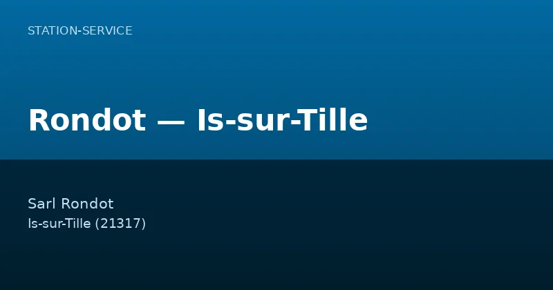 Rondot — Is-sur-Tille