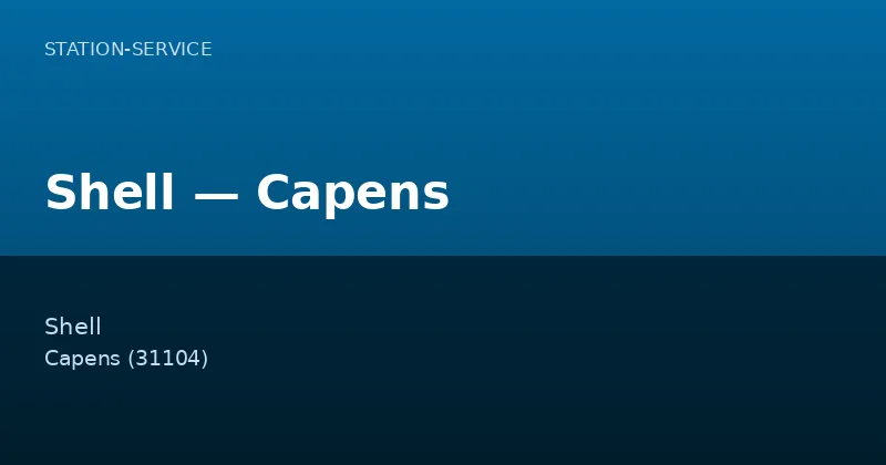 Shell — Capens