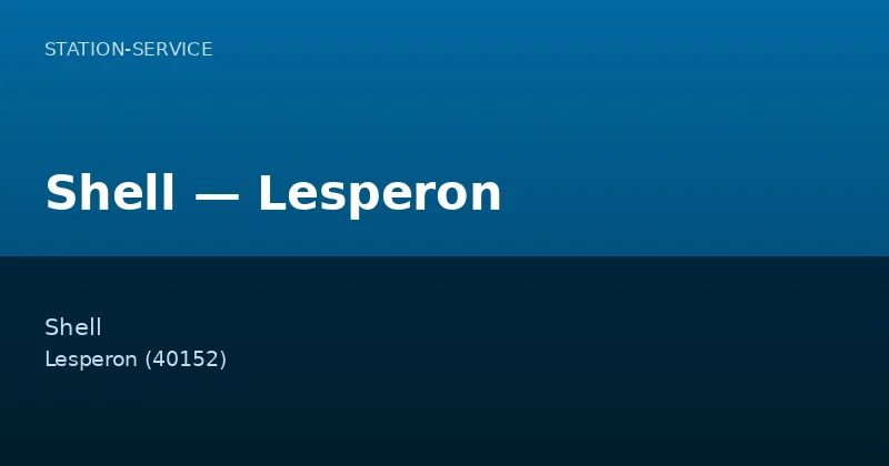 Shell — Lesperon