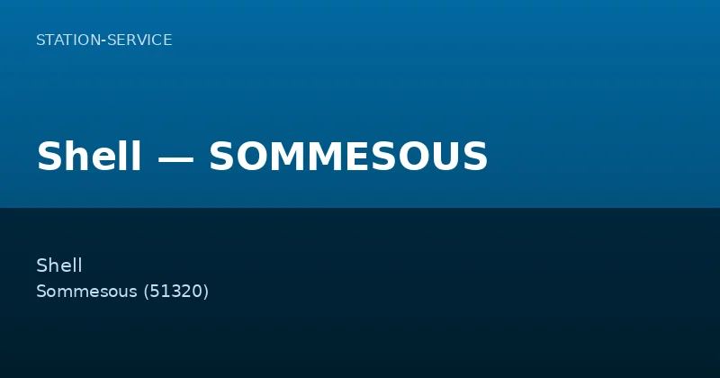 Shell — SOMMESOUS
