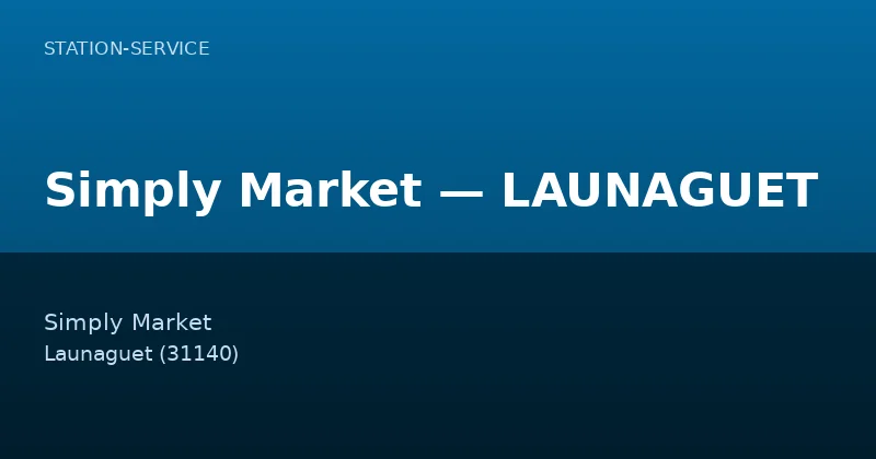 Simply Market — LAUNAGUET