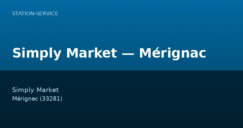 Simply Market — Mérignac