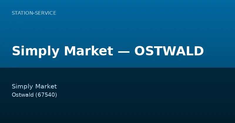 Simply Market — OSTWALD
