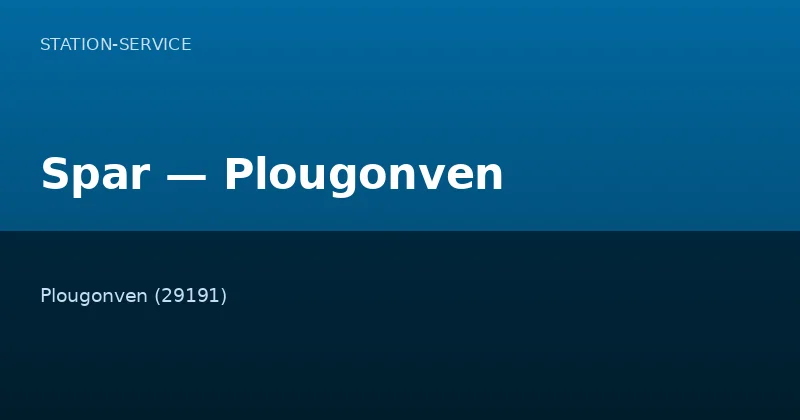 Spar — Plougonven