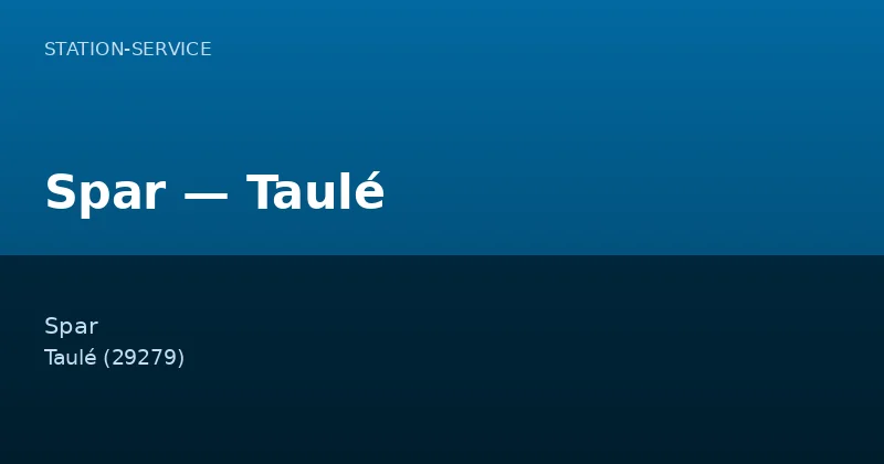 Spar — Taulé