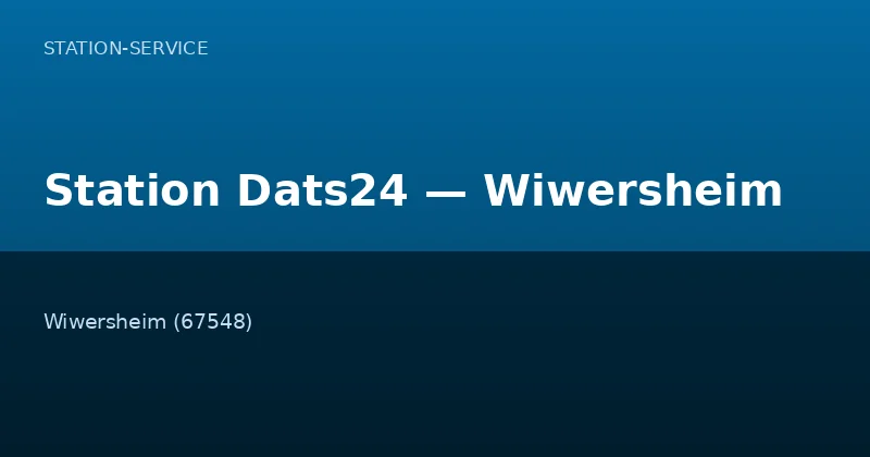 Station Dats24 — Wiwersheim