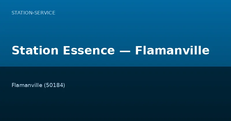 Station Essence — Flamanville