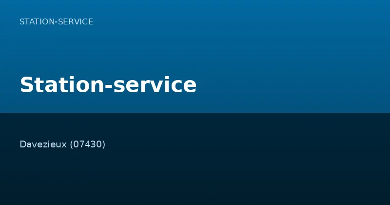 Station-service