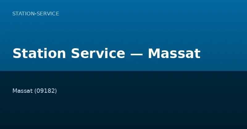 Station Service — Massat