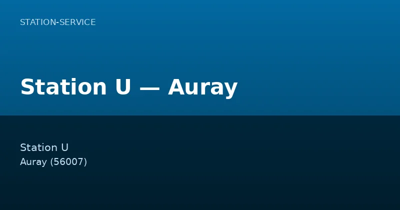 Station U — Auray