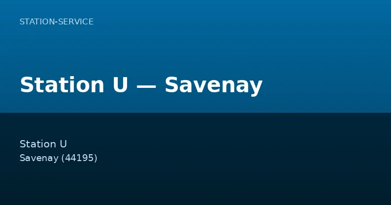 Station U — Savenay