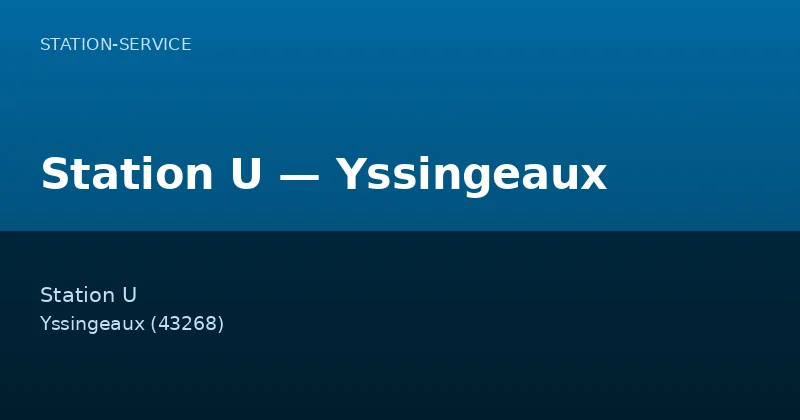 Station U — Yssingeaux
