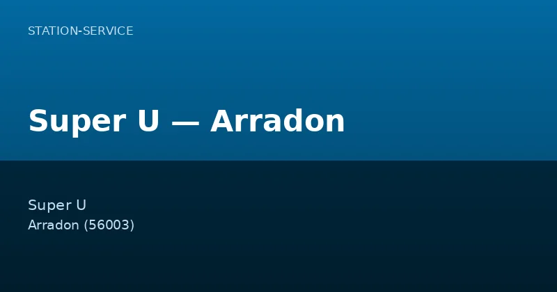 Super U — Arradon