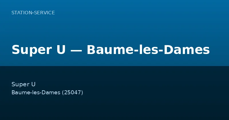 Super U — Baume-les-Dames