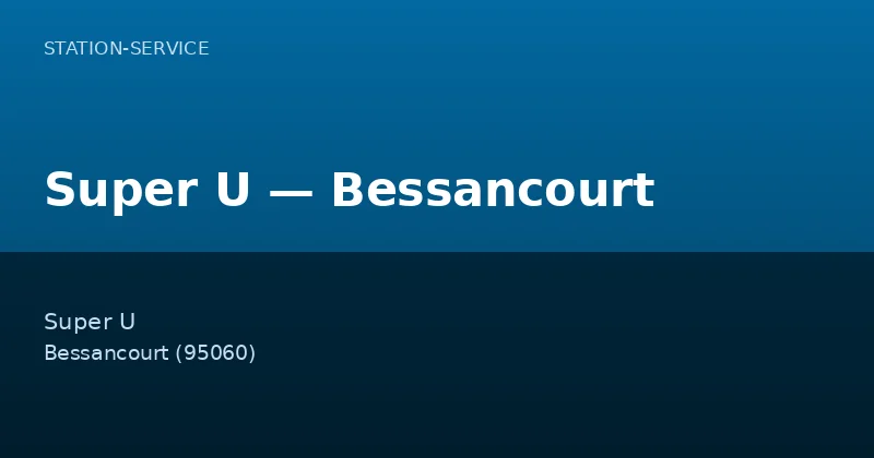 Super U — Bessancourt