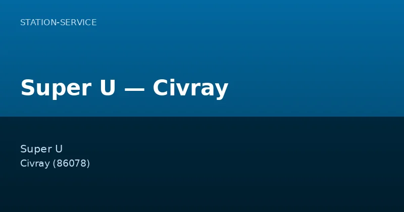 Super U — Civray