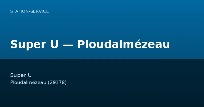 Super U — Ploudalmézeau