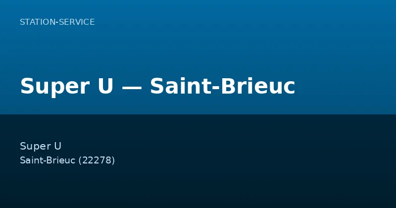 Super U — Saint-Brieuc