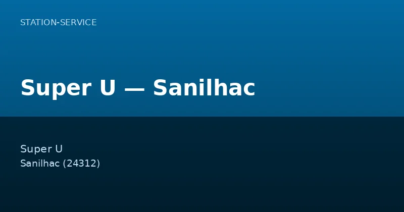 Super U — Sanilhac