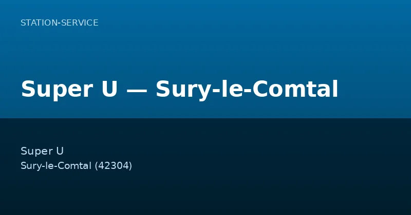 Super U — Sury-le-Comtal