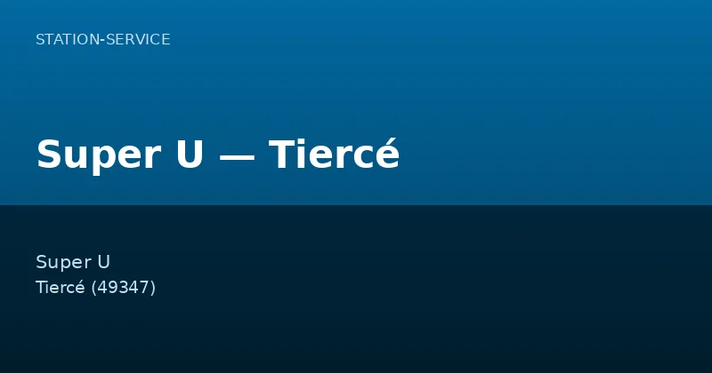 Super U — Tiercé