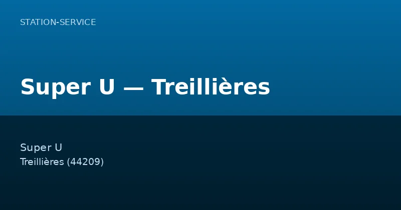 Super U — Treillières