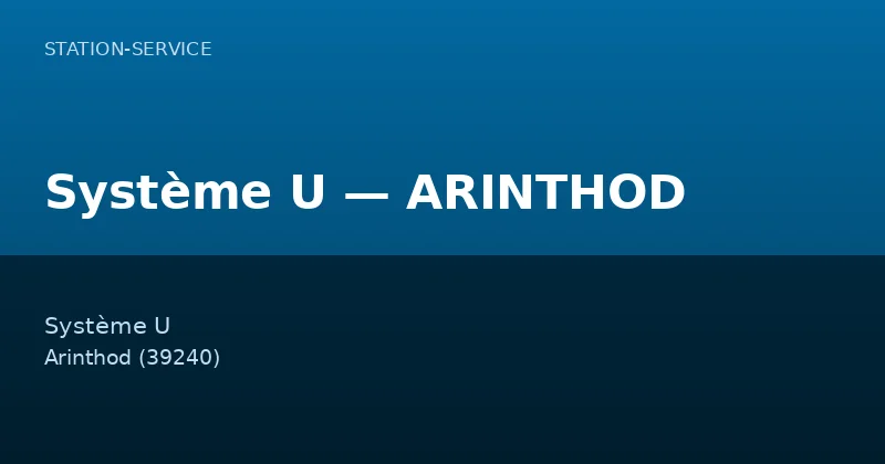 Système U — ARINTHOD