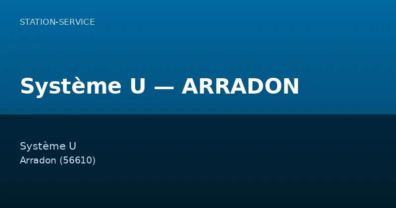 Système U — ARRADON