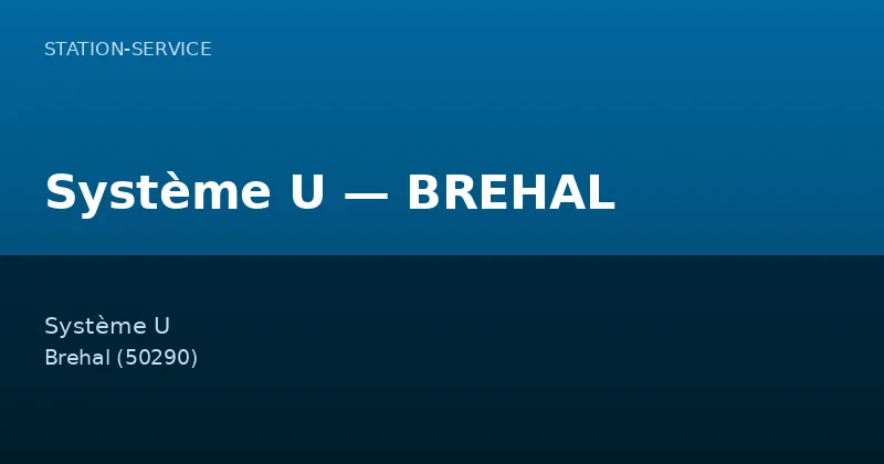 Système U — BREHAL