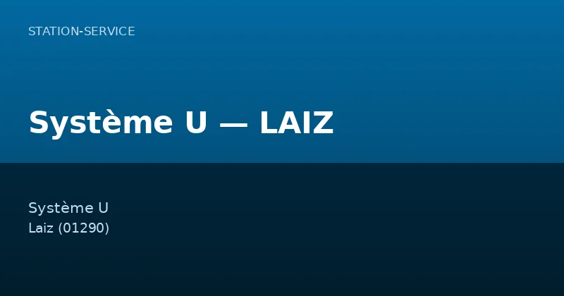 Système U — LAIZ
