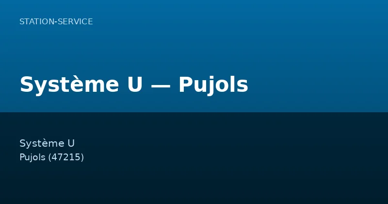 Système U — Pujols