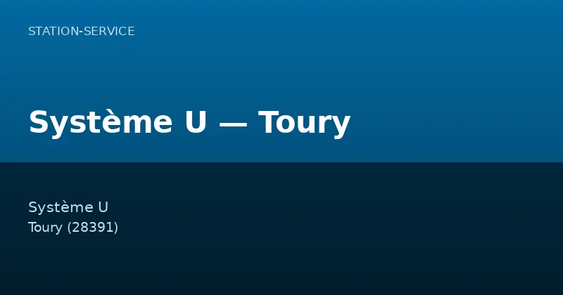 Système U — Toury