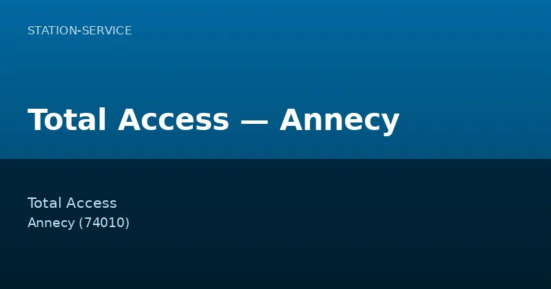 Total Access — Annecy
