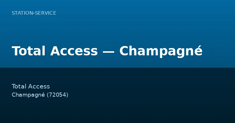 Total Access — Champagné