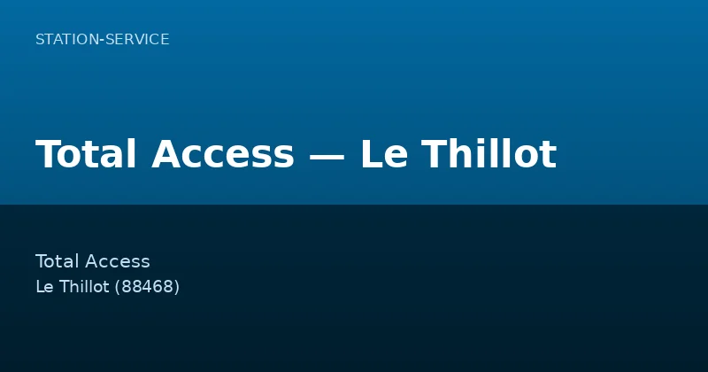 Total Access — Le Thillot