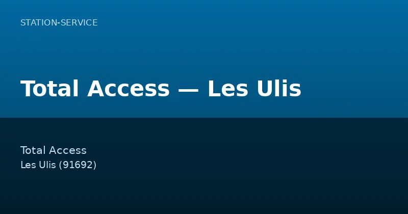 Total Access — Les Ulis
