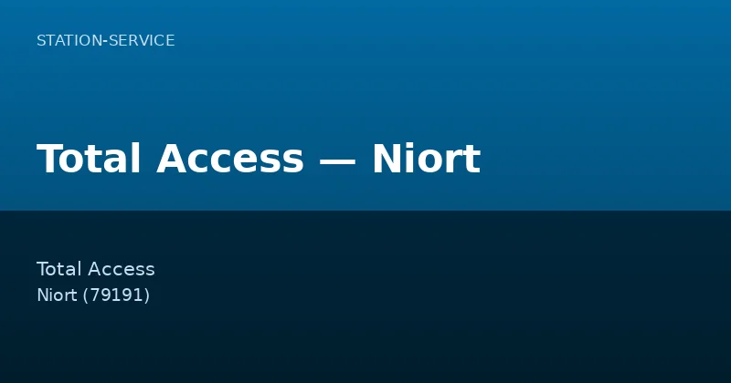 Total Access — Niort