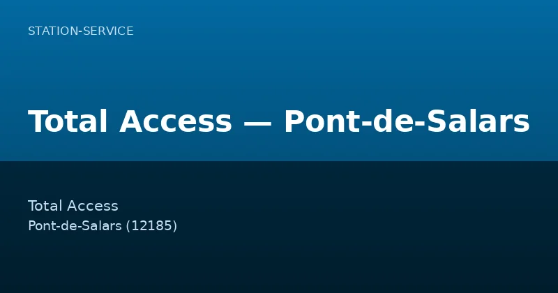 Total Access — Pont-de-Salars