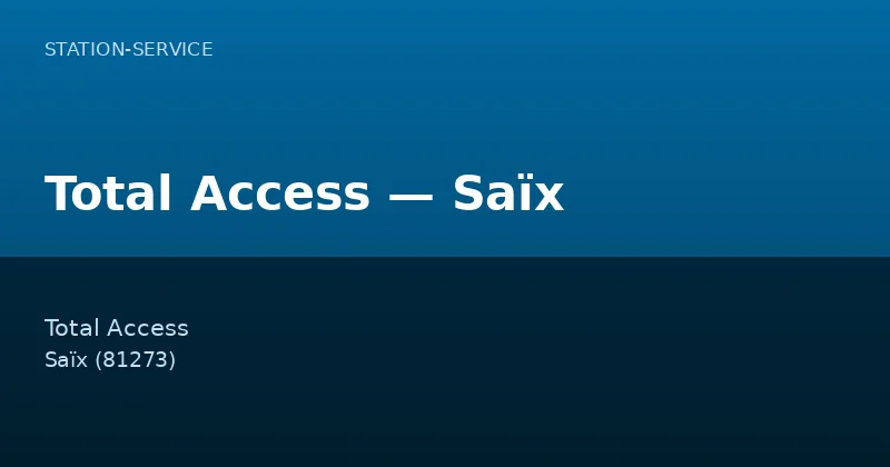 Total Access — Saïx